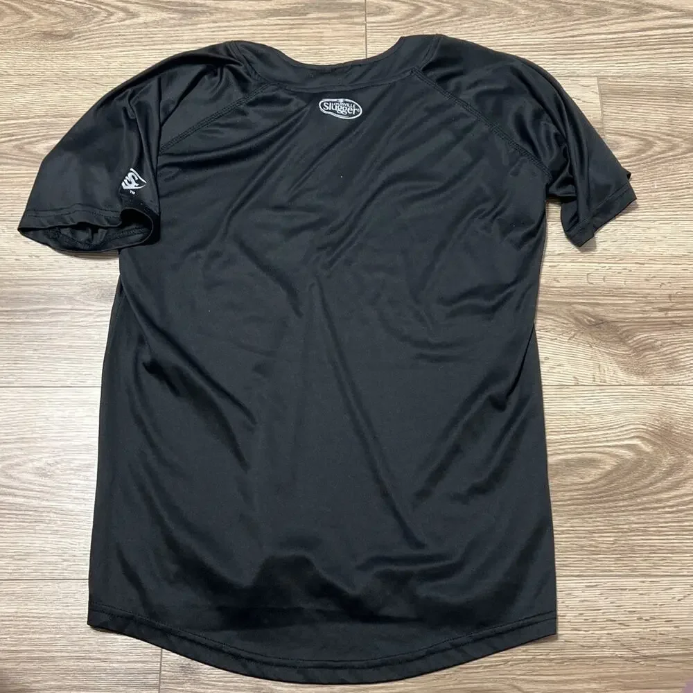 Louisville Slugger Men’s Black White Apparel Pullover XDry Size Small (A23)